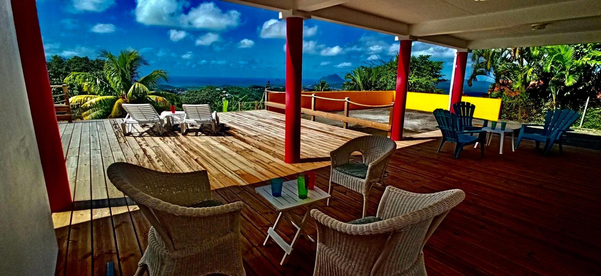 Villa Cosaroe 6-14 Pers Piscine Et Superbe Vue Mer Panoramique Riviere-Salee Dış mekan fotoğraf