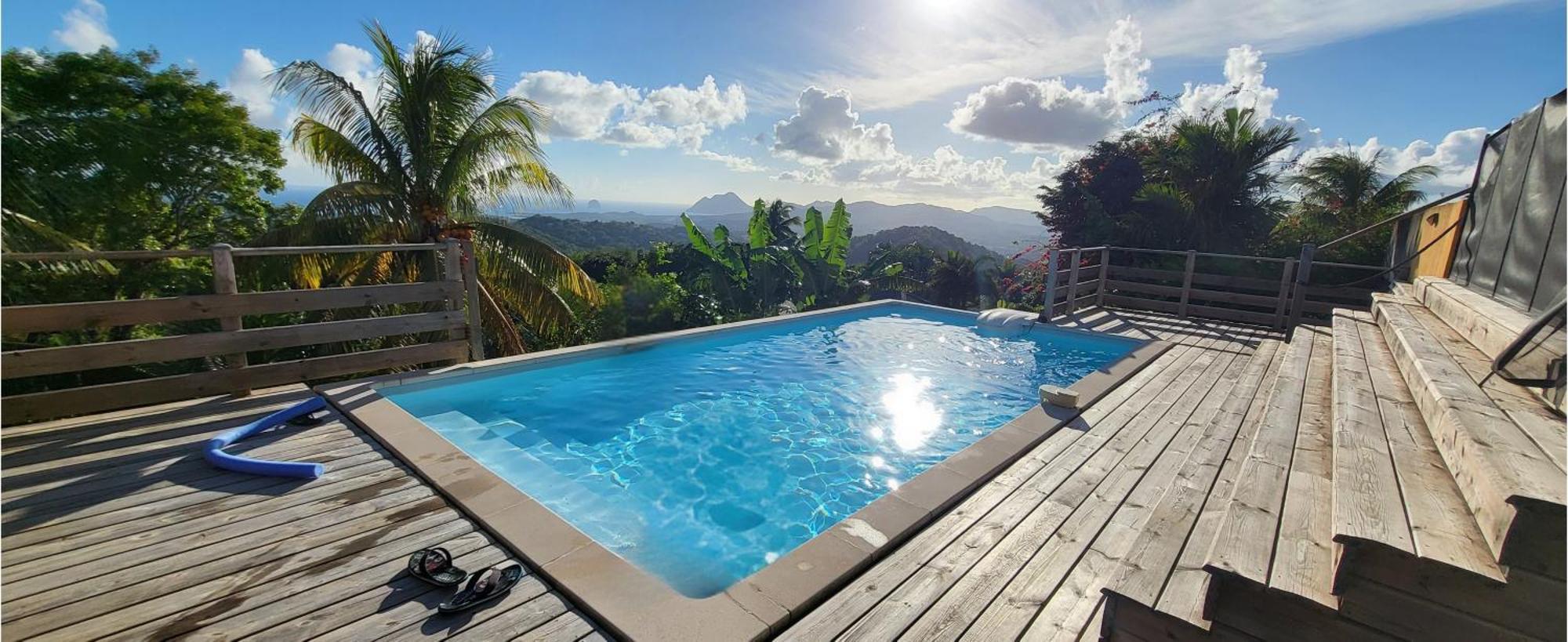 Villa Cosaroe 6-14 Pers Piscine Et Superbe Vue Mer Panoramique Riviere-Salee Dış mekan fotoğraf