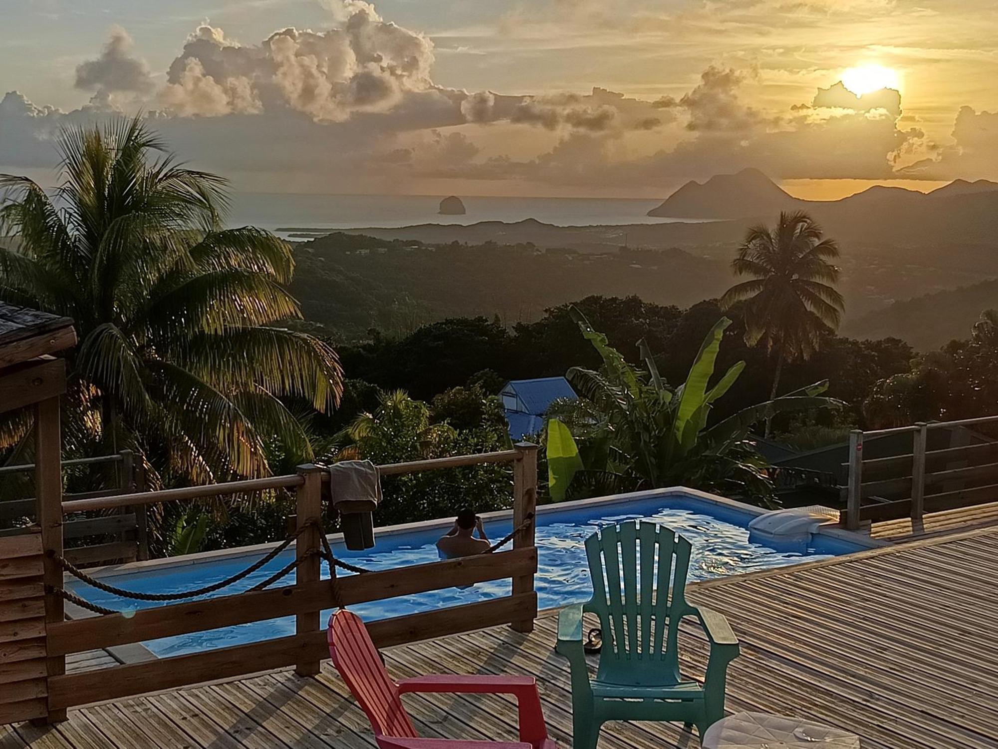 Villa Cosaroe 6-14 Pers Piscine Et Superbe Vue Mer Panoramique Riviere-Salee Dış mekan fotoğraf